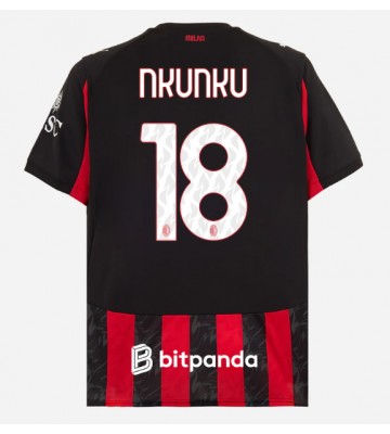 AC Milan Christopher Nkunku #18 Hjemmebanetrøje 2025-26 Kortærmet